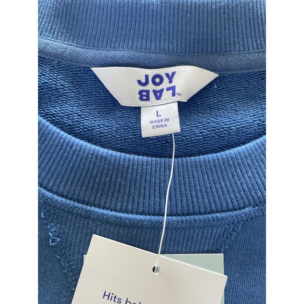 JoyLab Loose Fit Women’s Sweatshirt Sz L Boxy Oversized Relaxed Below Waist NWt - Picture 4 of 11